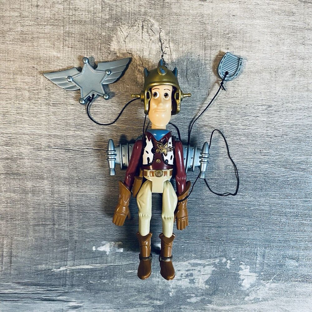 1998 Vintage Soaring Woody Action Figure Disney’s Pixar Toy Story Incomplete